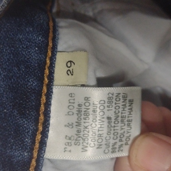 Rag & Bone Skinny Jeans size 29 high rise - Picture 6 of 12